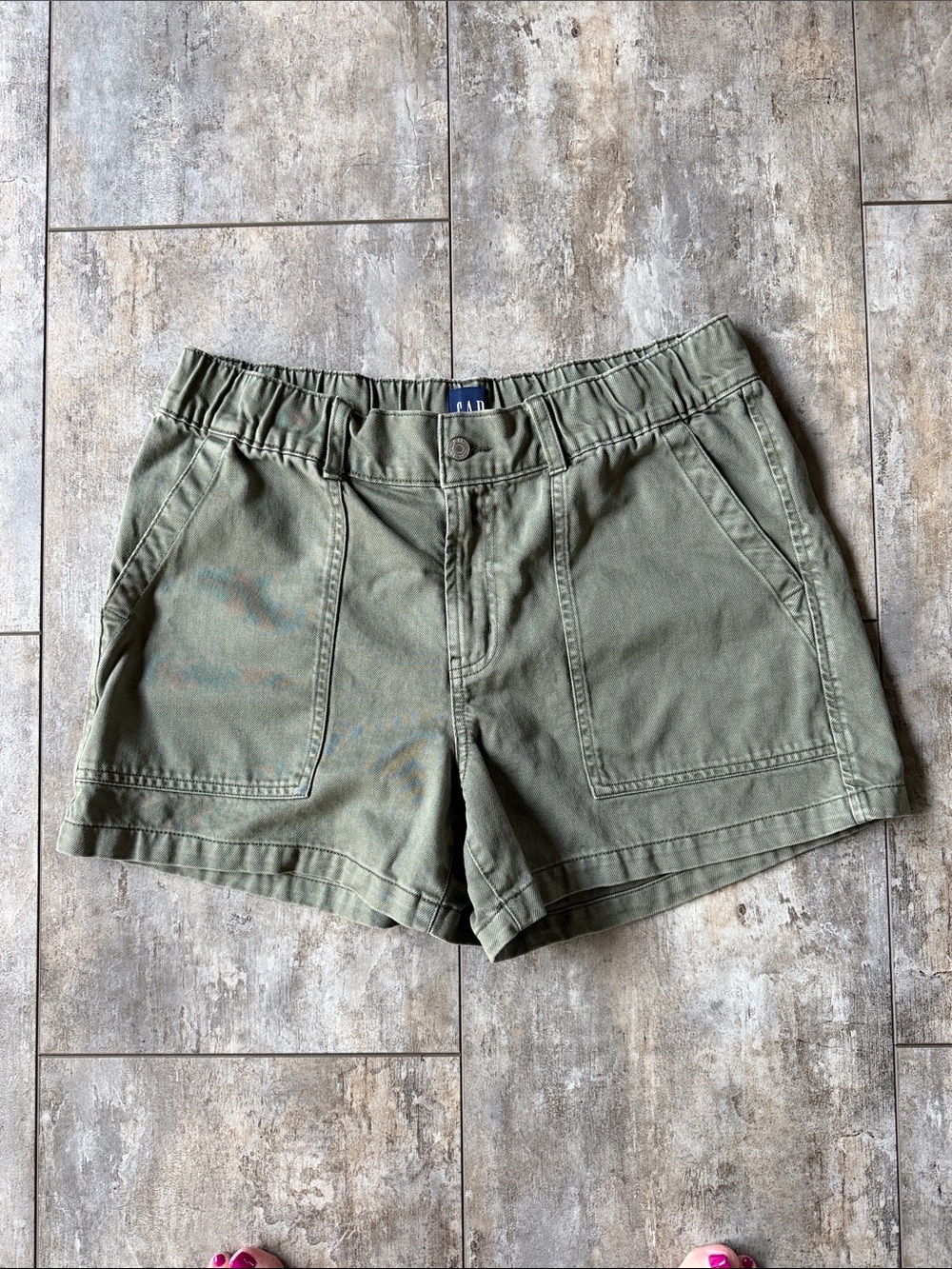 GAP Olive Utility Pull-On Women's Shorts